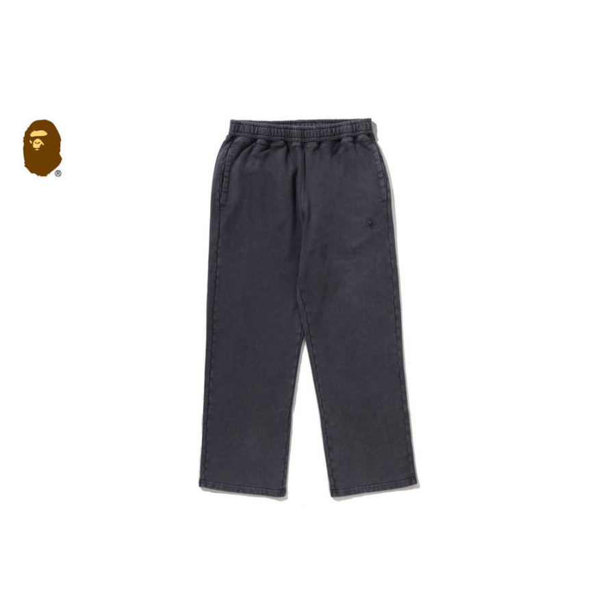 베이프 원포인트 릴렉스 핏 와이드 레그 스웨트 팬츠 2컬러 1L70152309