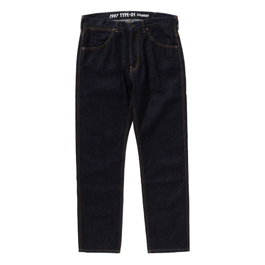 베이프 1997 타입 01 챔피언 데님 팬츠 인디고 1L70150001