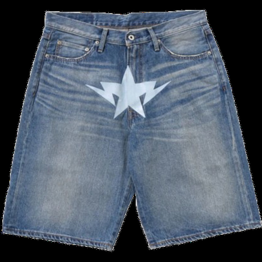 베이프 트윈 STA 릴렉스핏 데님 반바지 2컬러 1L30151004