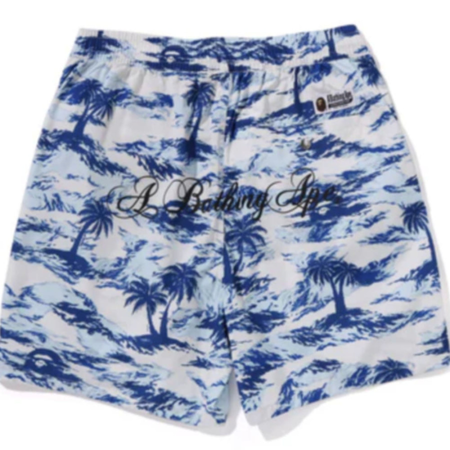 베이프 팜트리 카모 릴렉스핏 비치 반바지 3컬러 1L30153312