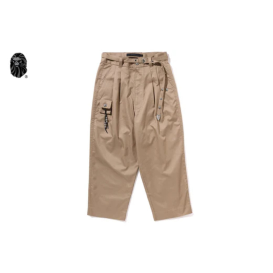 베이프 블랙 벨티드 에어포드 치노팬츠 2컬러 1L30152314