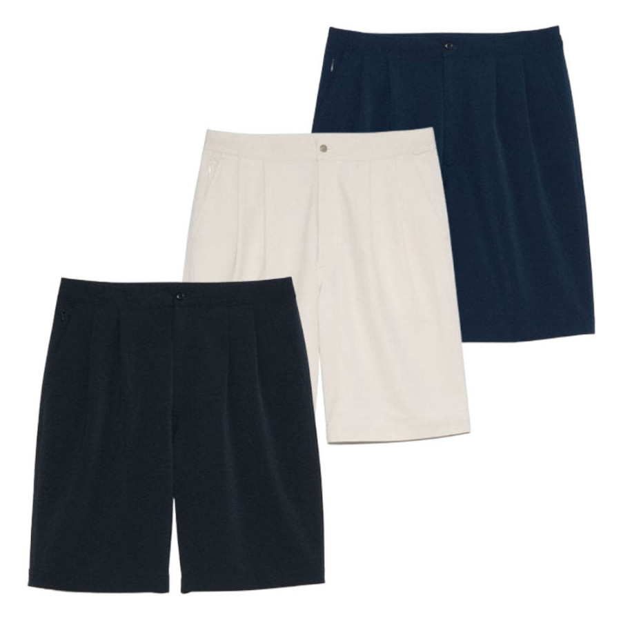 나나미카 알파드라이 더블 플리츠 반바지 3컬러 S25SD052