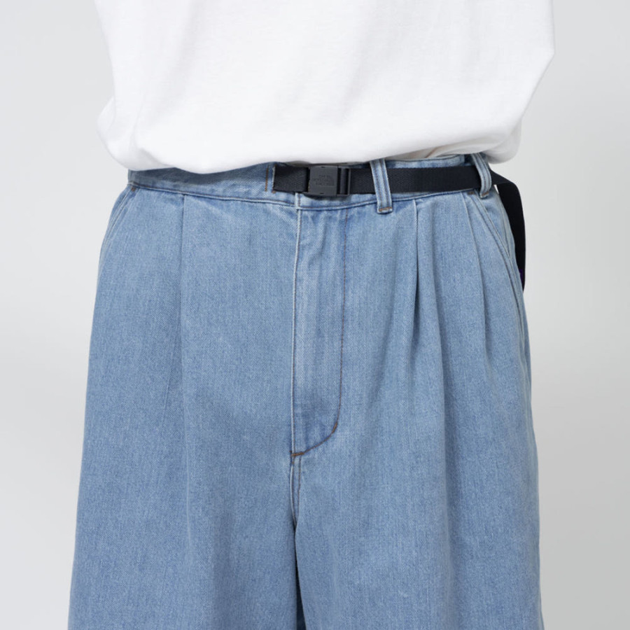 노스페이스 퍼플라벨 데님 턱 필드 쇼츠 반바지 2컬러 N25SD098