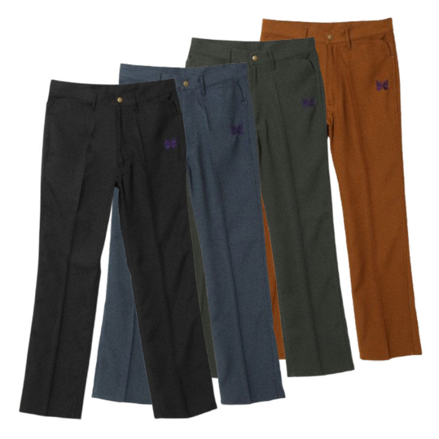 니들스 스트레이트 진 폴리 트윌 슬랙스 4컬러 QV213