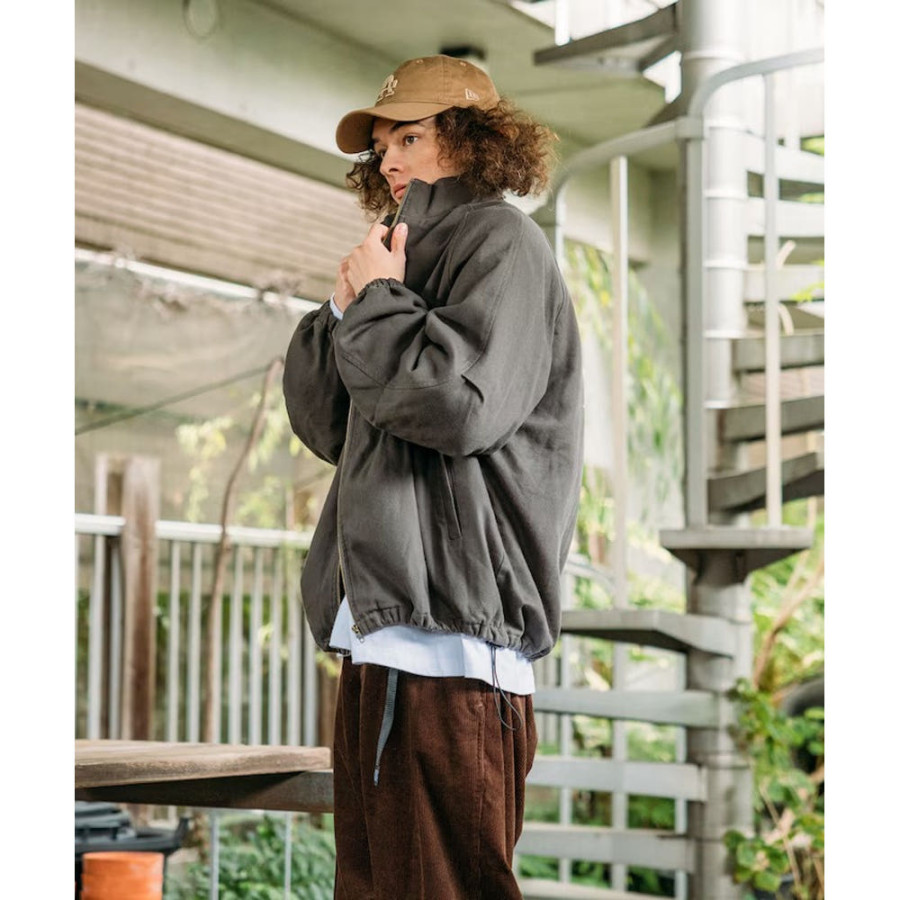 프릭스스토어 오버핏 스탠드카라 덕 블루종 퀼팅 안면 4컬러 1251248900734