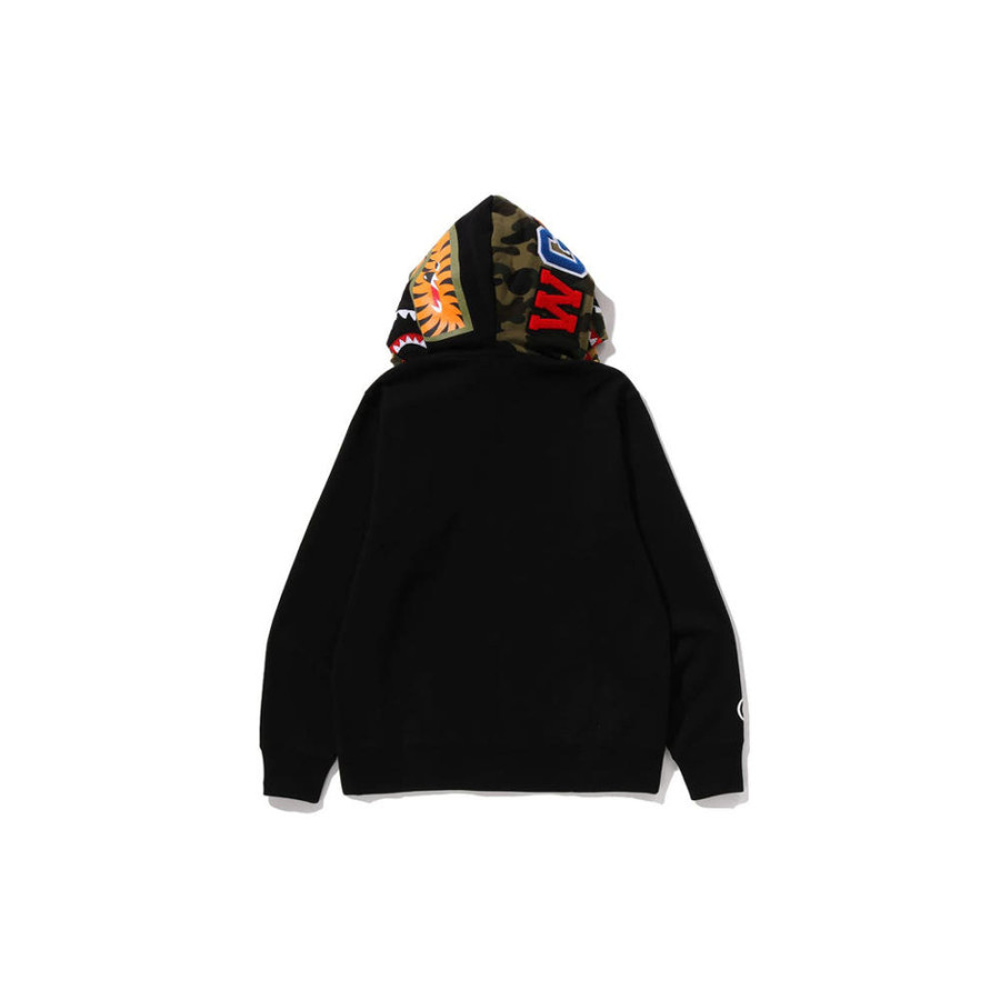 베이프 샤크 풀 집 더블 후드 집업 3컬러 1L70115007