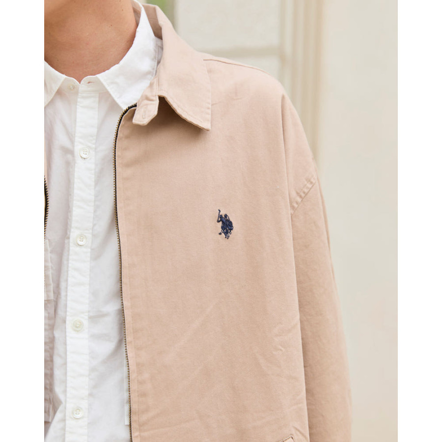 U.S. POLO ASSN. 유에스폴로에센 더블 호스맨 자수 드리즐러 자켓 3컬러 PLM53833OF