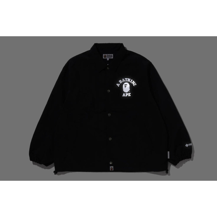 베이프 고어 텍스 윈드 스토퍼 칼리지 코치 자켓 2L 블랙 1L70140002