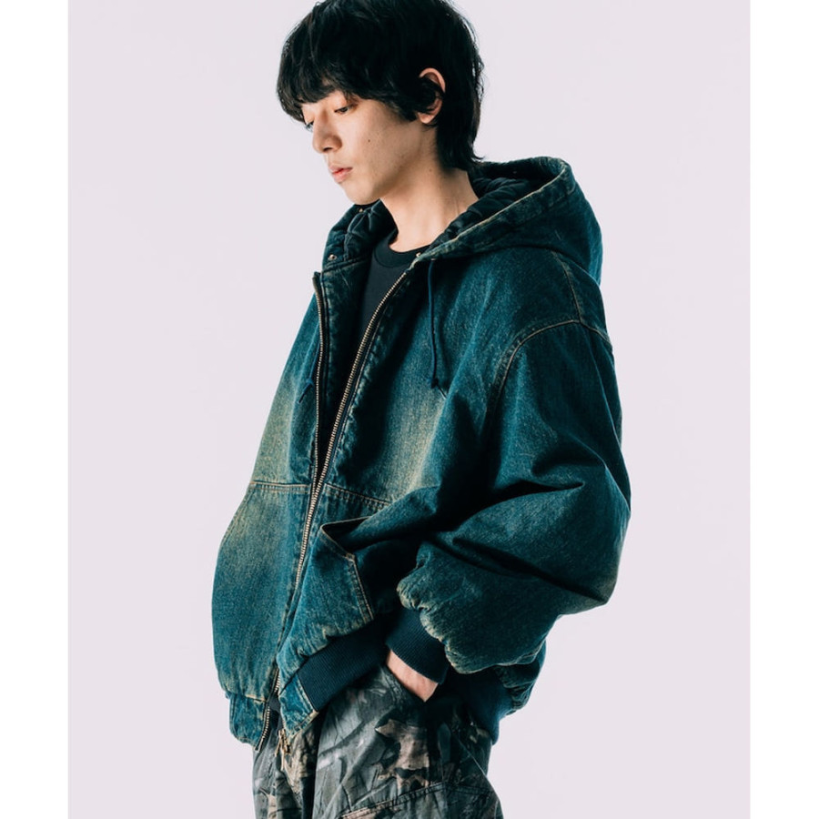 프릭스스토어 페이크퍼 후드 집업 블루종 3컬러 1053248900601