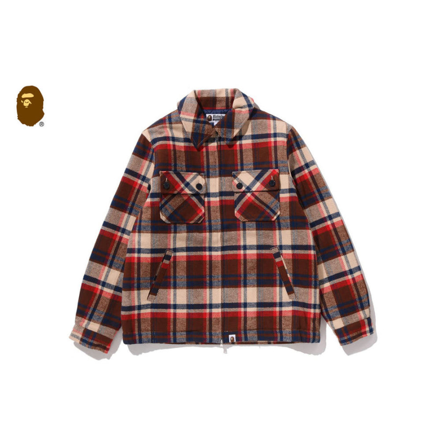 베이프 체크 CPO 집업 자켓 3컬러 1L80141005