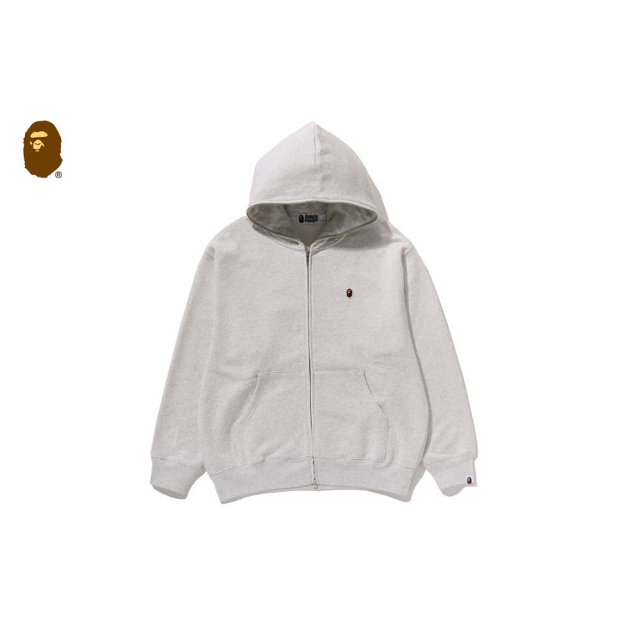 베이프 후드집업 원포인트 풀집 5컬러 1L80115311