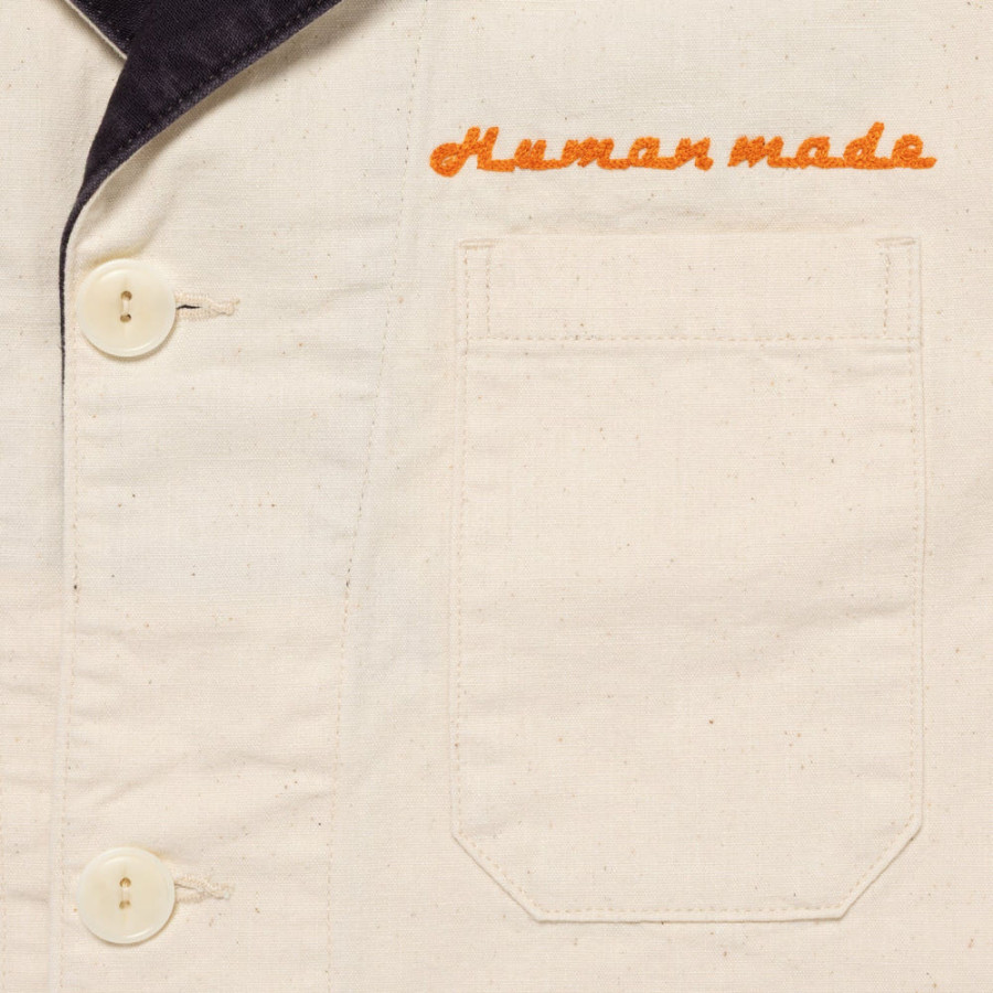 휴먼메이드 워크 자켓 화이트 HM30JK007