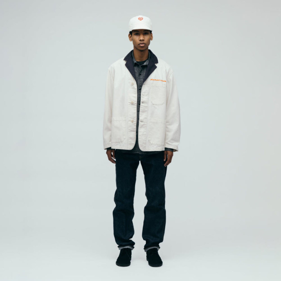 휴먼메이드 워크 자켓 화이트 HM30JK007