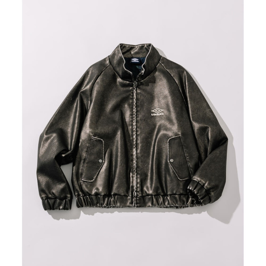 프릭스스토어 별주 엄브로 Tempalay 레더렛 스탠드업 자켓 2컬러 1059394400024