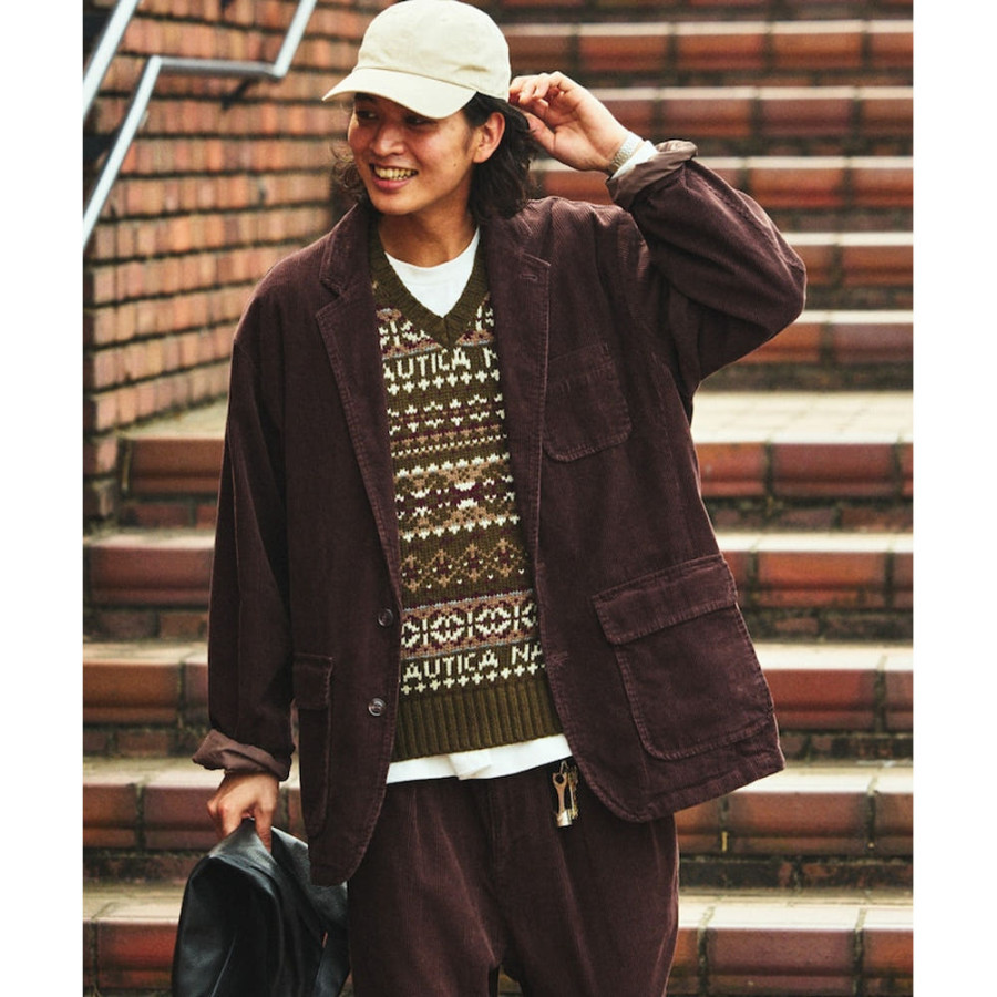 노티카 빈티지 라이크 코듀로이 싱글 자켓 3컬러 1043207500411 1051207500176