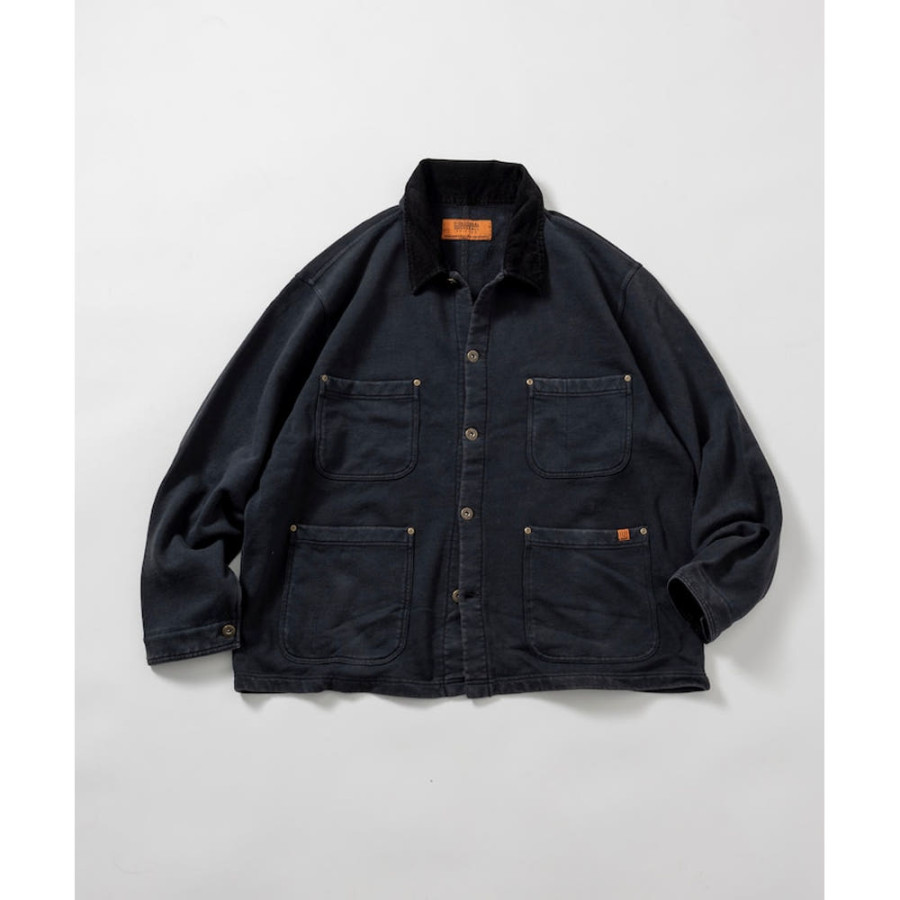 프릭스스토어 별주 UNIVERSAL OVERALL 코듀로이 배색 카라 스웨트 자켓 2컬러 1051293700011