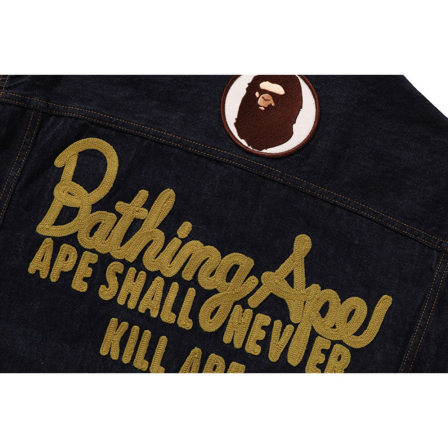 베이프 챔피언 데님 자켓 인디고 1L70140010