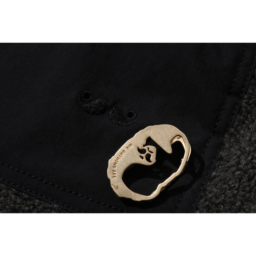 베이프 셰르파 플리스 자켓 블랙 7L70140314