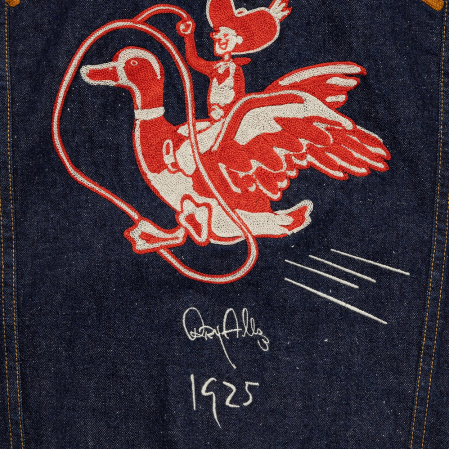 휴먼메이드 집업 데님 워크 자켓 인디고 HM30JK005