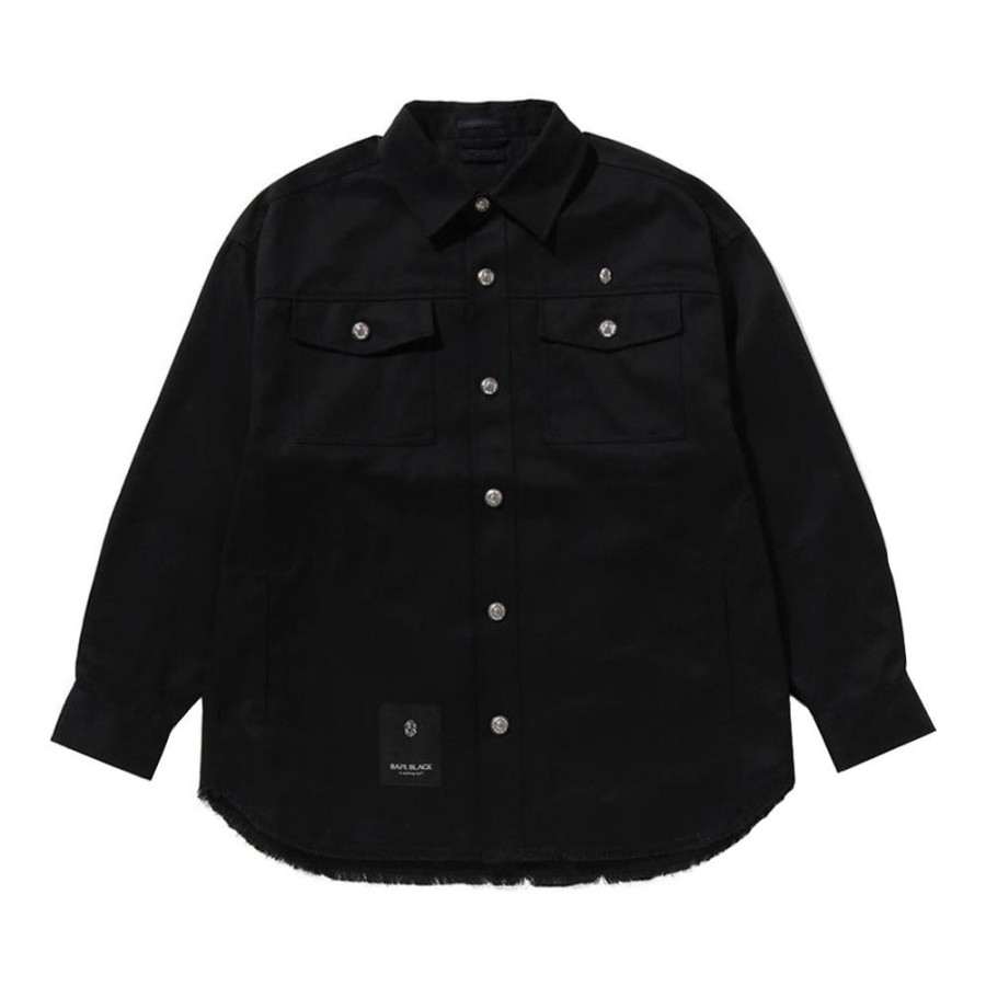 베이프 가먼트 다이 원포인트 릴렉스핏 크루넥 스웨트 셔츠 4컬러 1L80113307