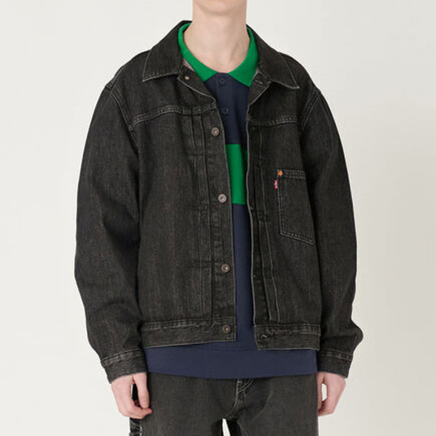 리바이스 타입 I 트러커 데님 자켓 블랙 STONEWASH A31740000-004-y HA7346