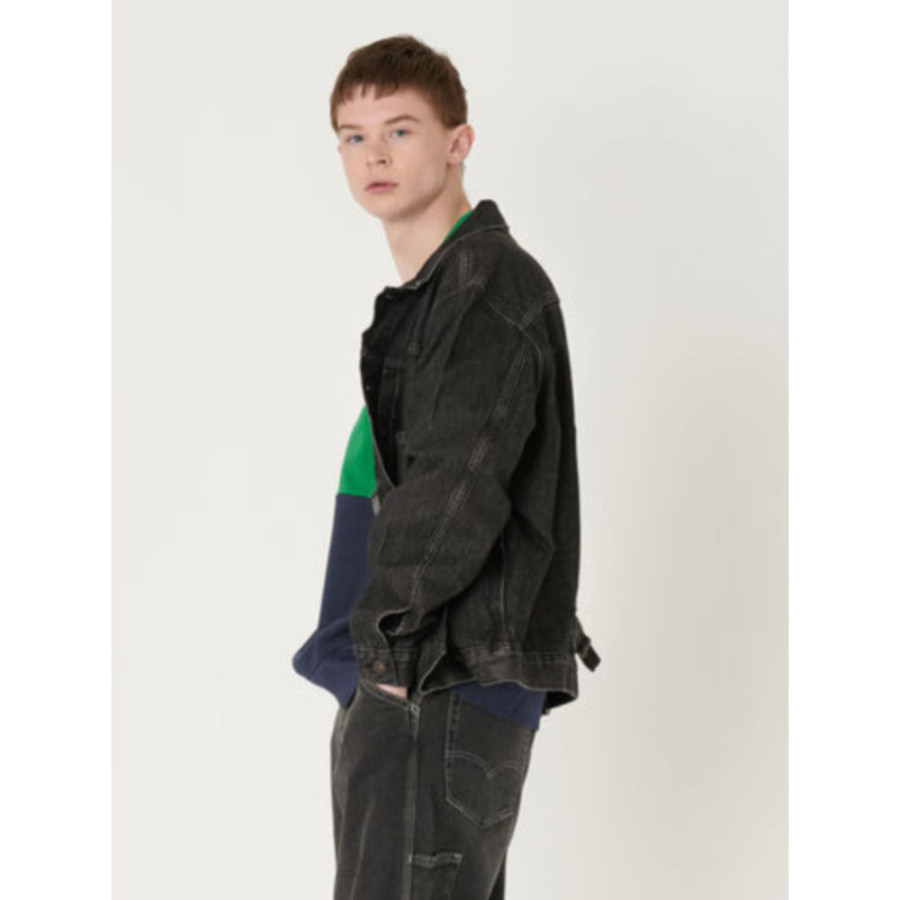 리바이스 타입 I 트러커 데님 자켓 블랙 STONEWASH A31740000-004-y HA7346