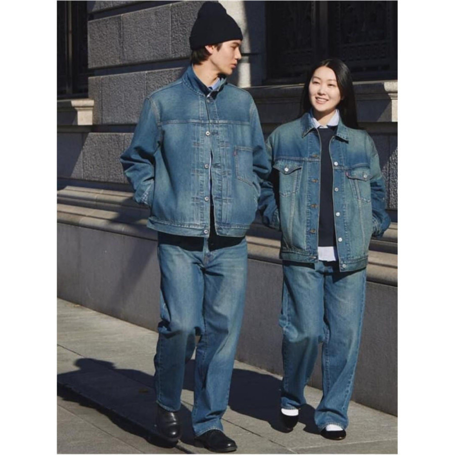리바이스 일본 리미티드 타입 I 트러커 데님 자켓 네이비 003ZU0000-003-u NW2341