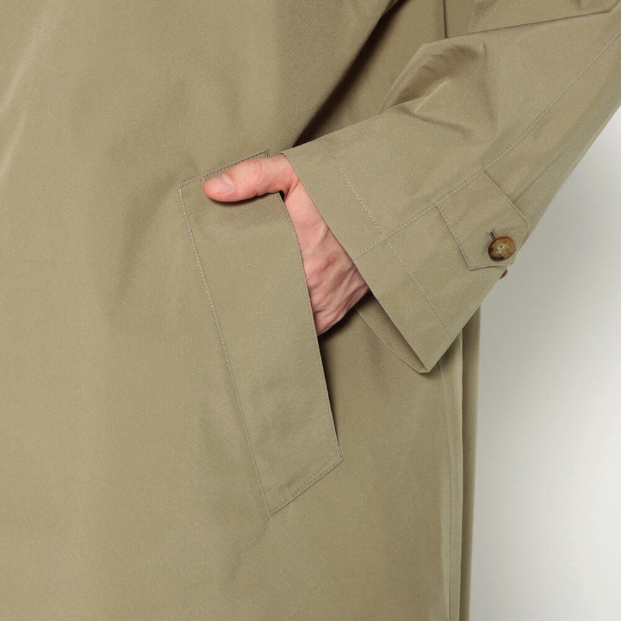 단톤 쓰리 레이어 후디 발마칸 코트 블랙 베이지 DT-A0650 TLY DNB251M101-0007