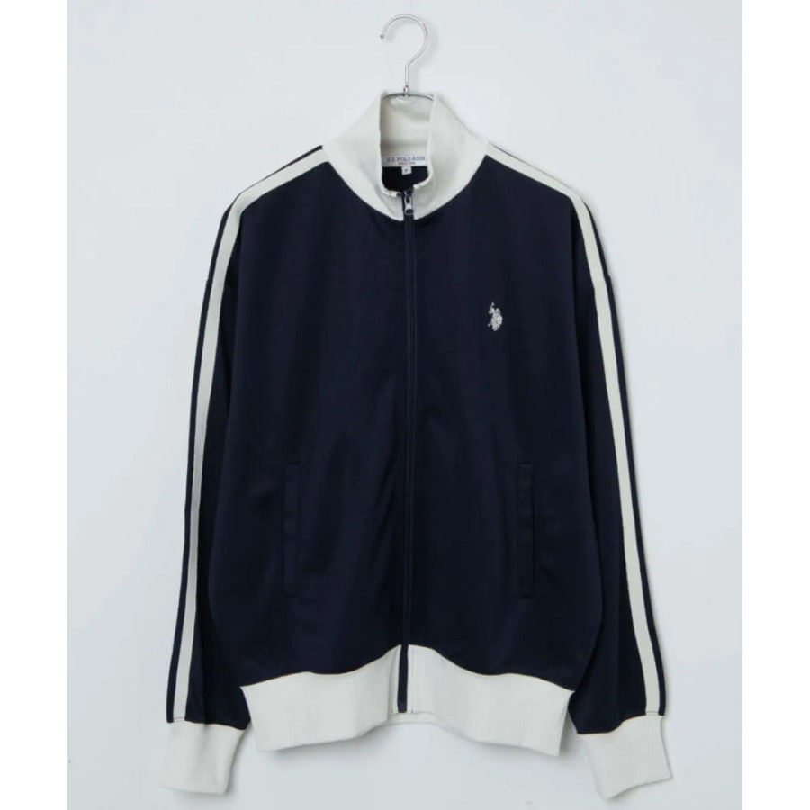 U.S. POLO ASSN. 유에스폴로에센 별주 라인 트랙 자켓 저지 4컬러 81005962 MC24SP01-L0001
