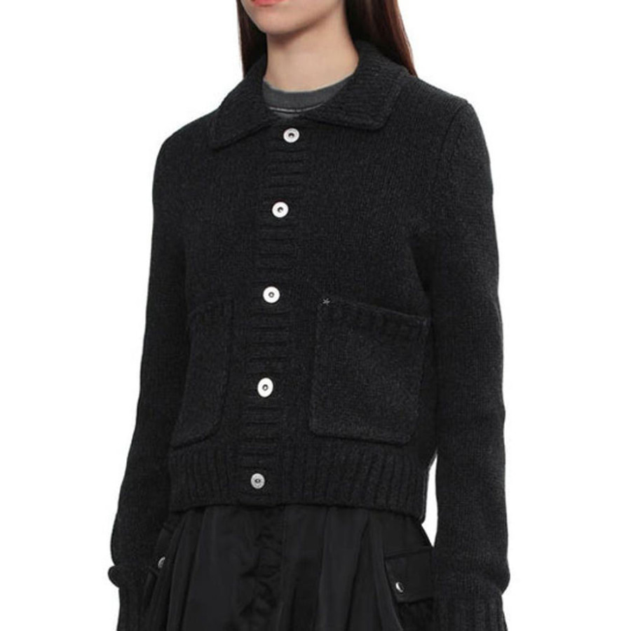 베이프 BAPY 카고 가디건 그레이 YL70220309