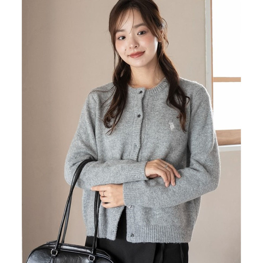 U.S. POLO ASSN. 유에스폴로에센 극세 기모 가디건 4컬러 MC25AU09-L0009