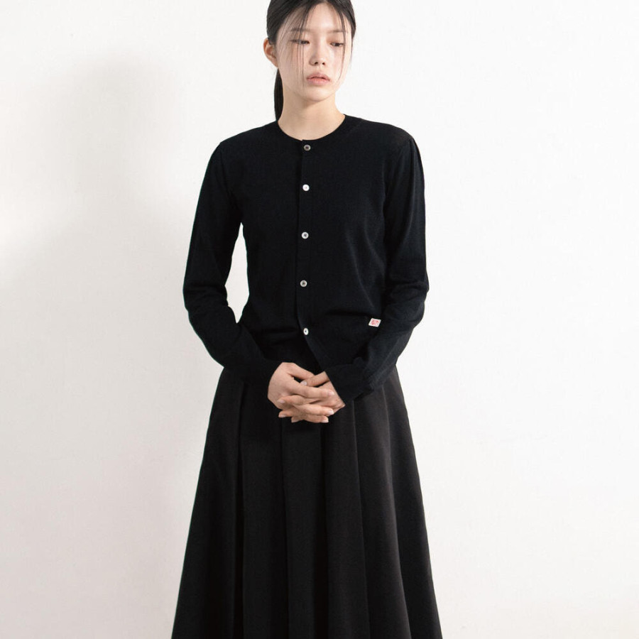 유노이아X단톤 크루넥 퍼프 가디건 2컬러 DE-D0126 VSN DNB251L102-0001