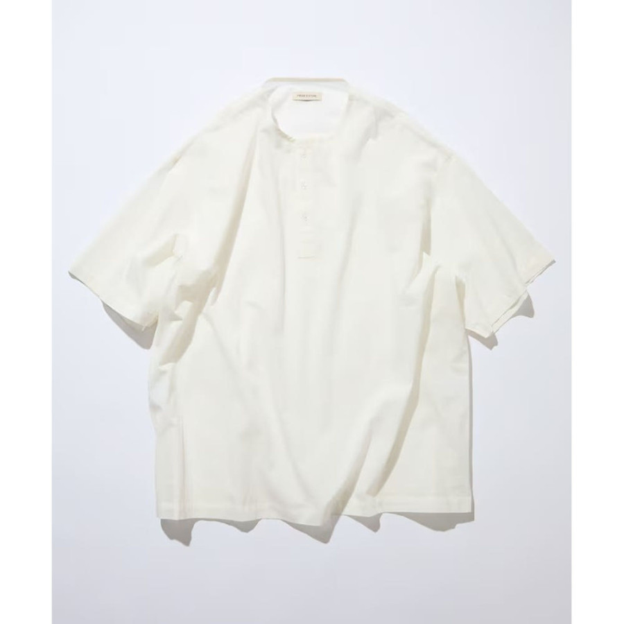 프릭스스토어 릴랙스핏 헨리넥 풀오버 반팔 셔츠 5컬러 1207248900045