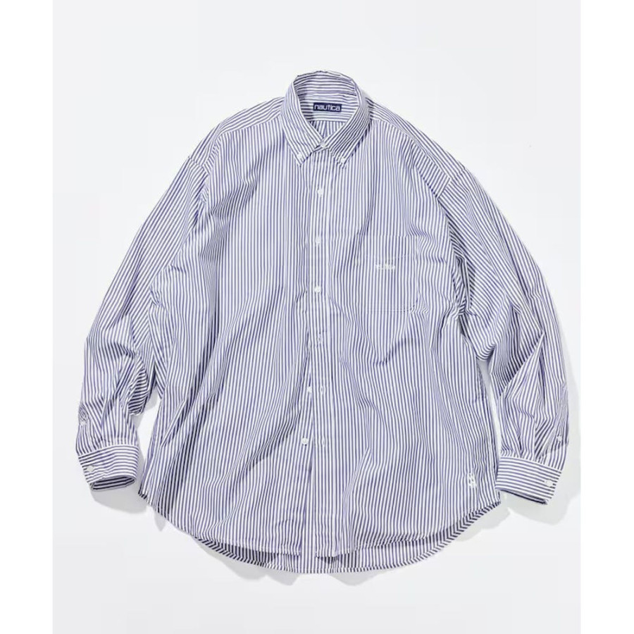 프릭스스토어 노티카 빅실루엣 브로드 스트라이프 BD 셔츠 3컬러 1001207500037