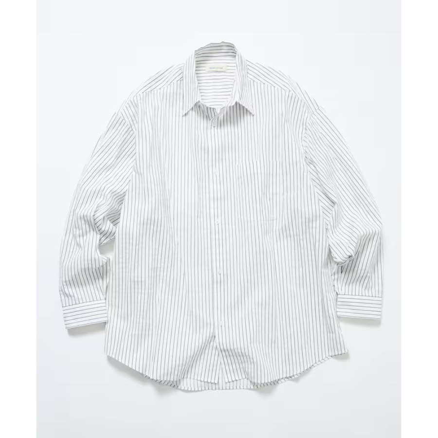 프릭스스토어 릴랙스핏 레귤러 컬러 시어 사커 셔츠 5컬러 1201248900296