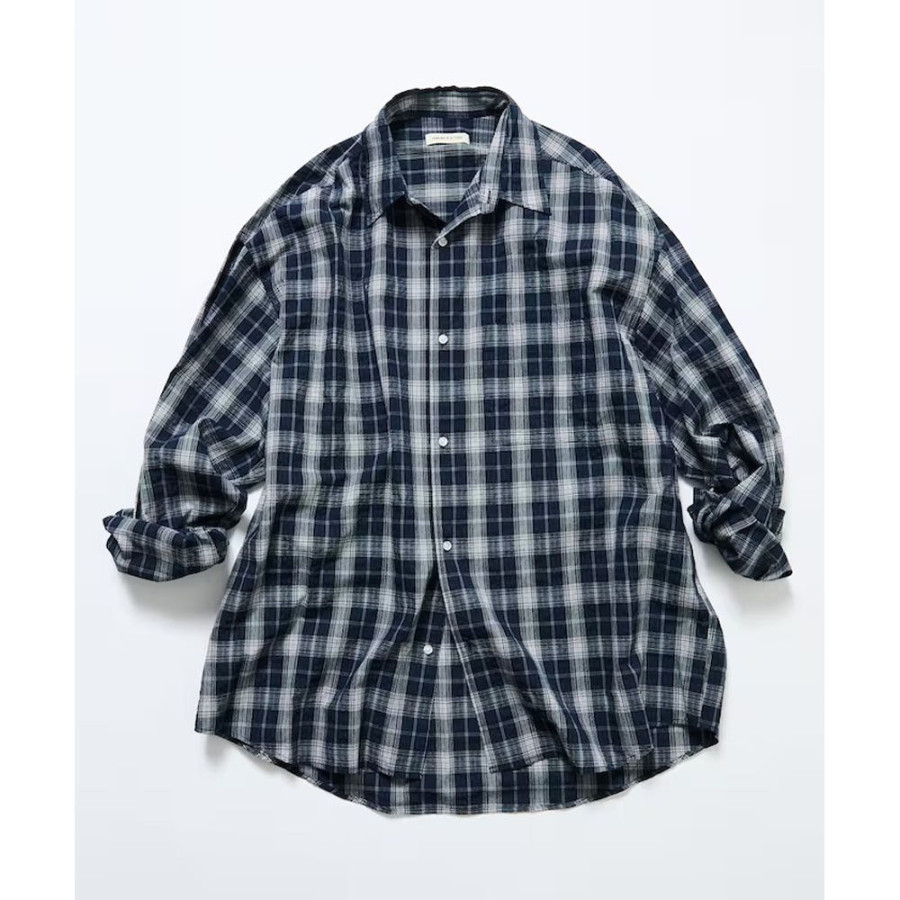 프릭스스토어 릴랙스핏 레귤러 컬러 시어 사커 셔츠 5컬러 1201248900296