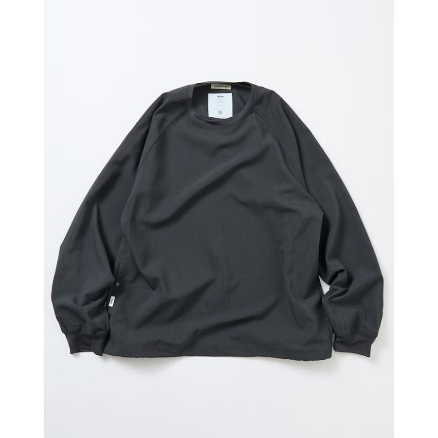 프릭스스토어 에어라이드 릴랙스핏 라글란 롱슬리브 풀오버 티셔츠 포켓터블 4컬러 1223248901270