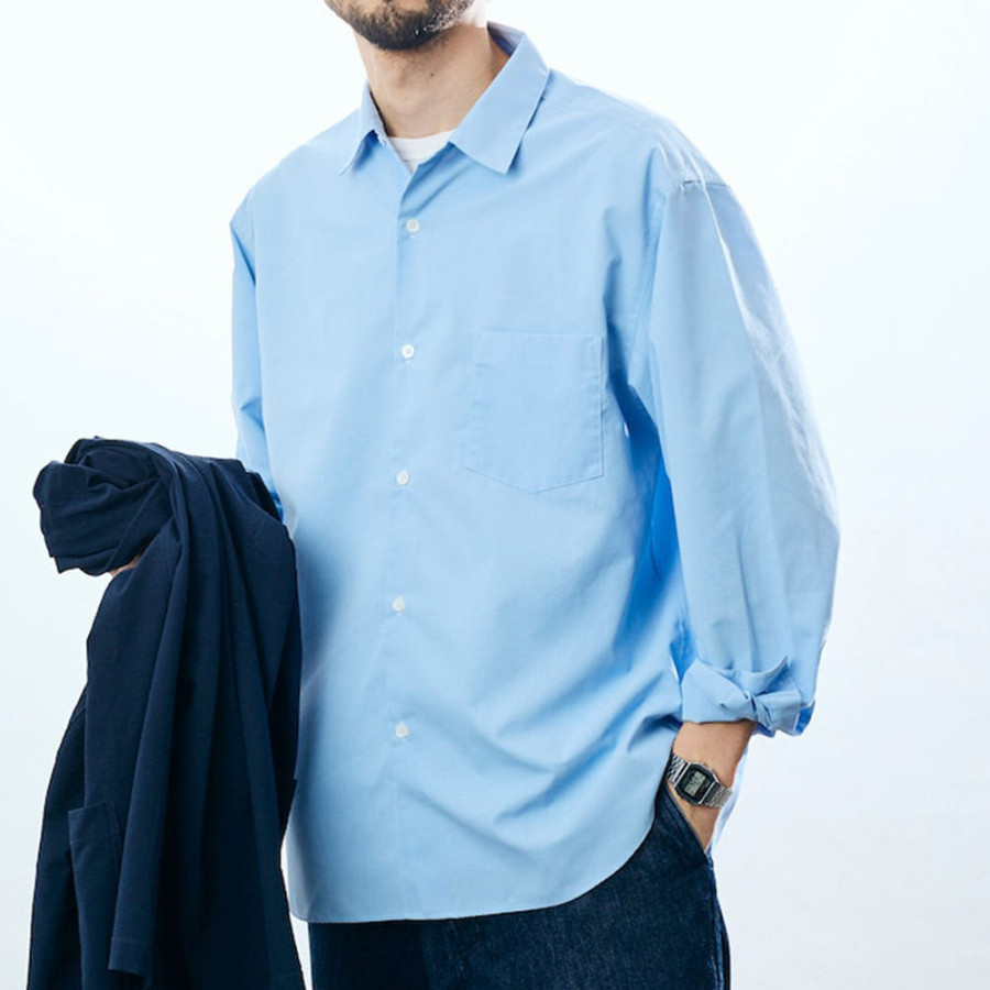 프릭스스토어 에어라이드 하이테크얀 브로드 레귤러 컬러 셔츠 롱 슬리브 4컬러 1004248900095