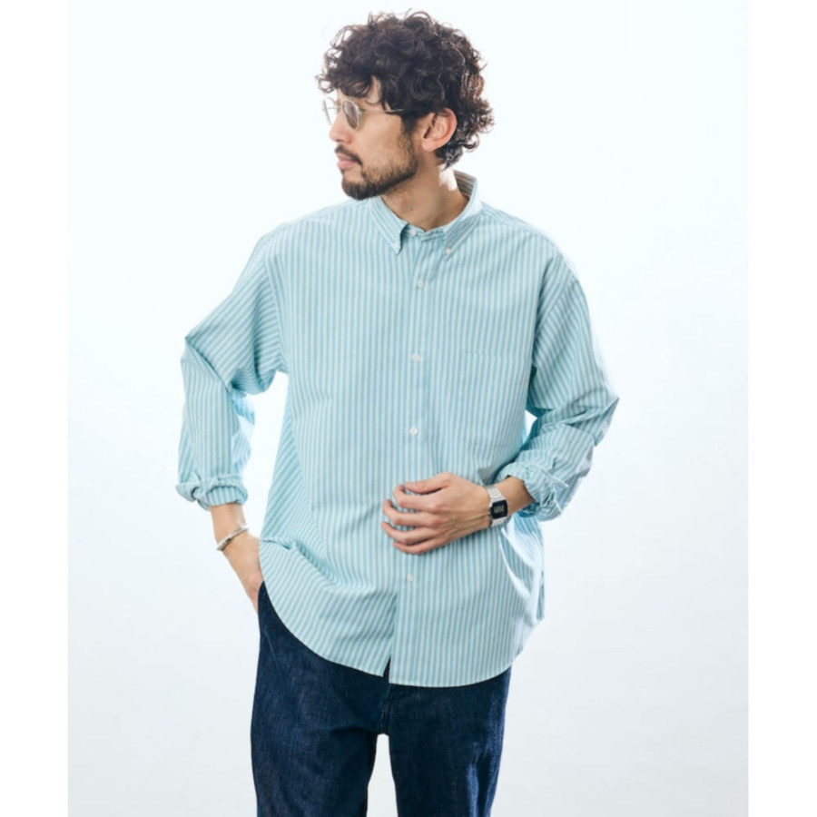 프릭스스토어 에어라이드 하이테크얀 옥스포드 버튼 다운 셔츠 롱 슬리브 7컬러 1004248900093