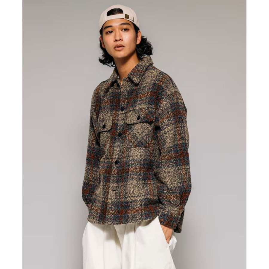 프릭스스토어 폴리트위드 CPO 체크 셔츠재킷 3컬러 1001248900763
