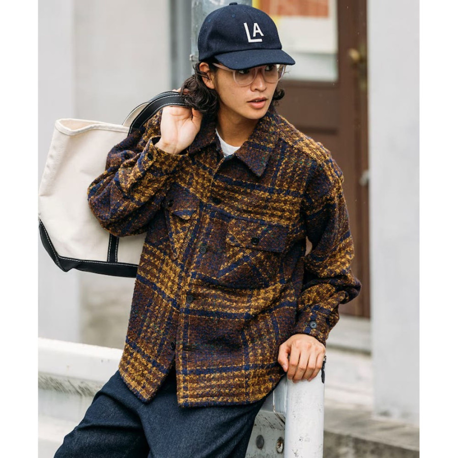 프릭스스토어 폴리트위드 CPO 체크 셔츠재킷 3컬러 1001248900763