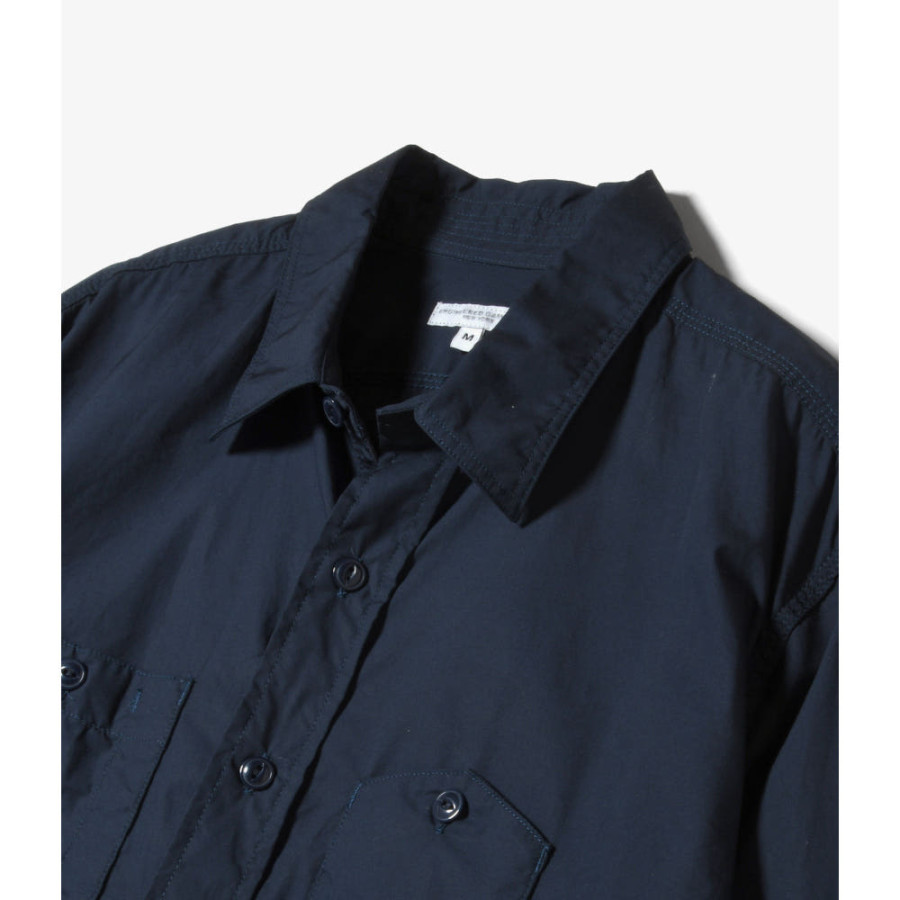 엔지니어드 가먼츠 워크셔츠 브로드클로스 다크네이비 SW022