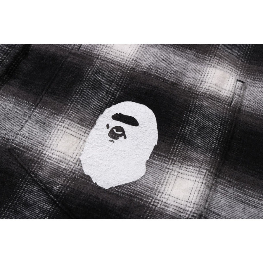 베이프 블록 체크 릴랙스 핏 셔츠 3컬러 1L70131005