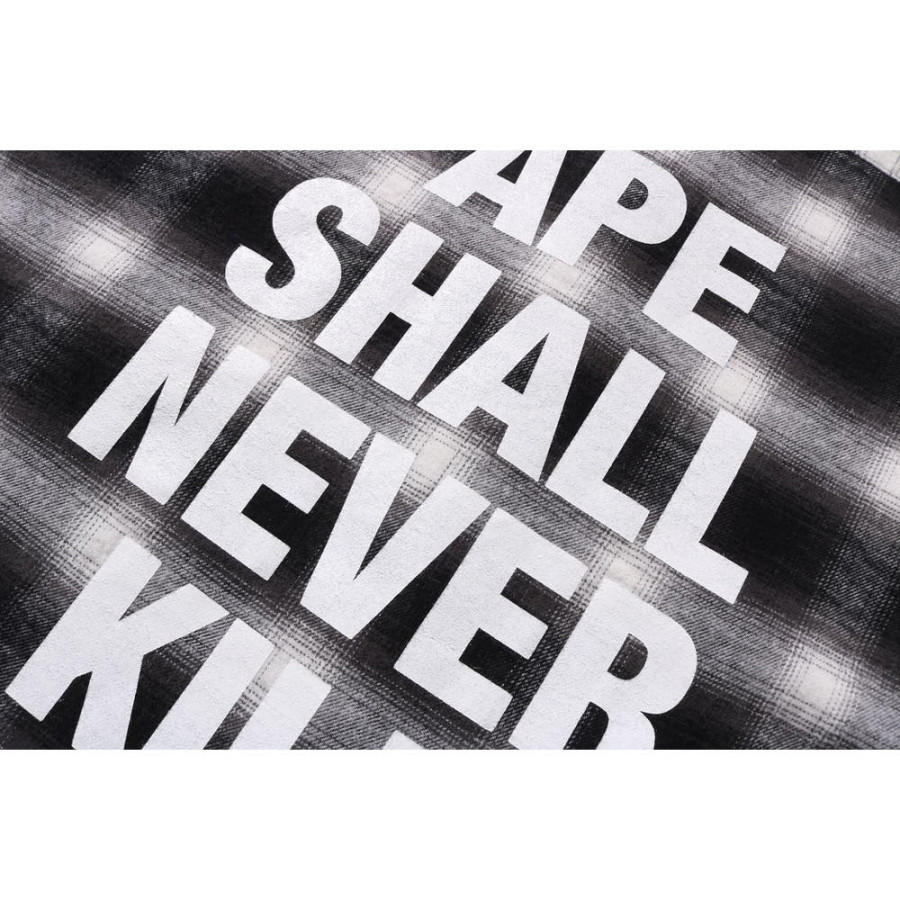 베이프 블록 체크 릴랙스 핏 셔츠 3컬러 1L70131005