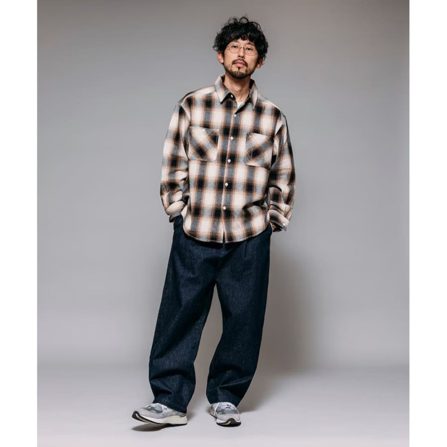 프릭스스토어 체크 플란넬 워크셔츠 3컬러 1001248900765