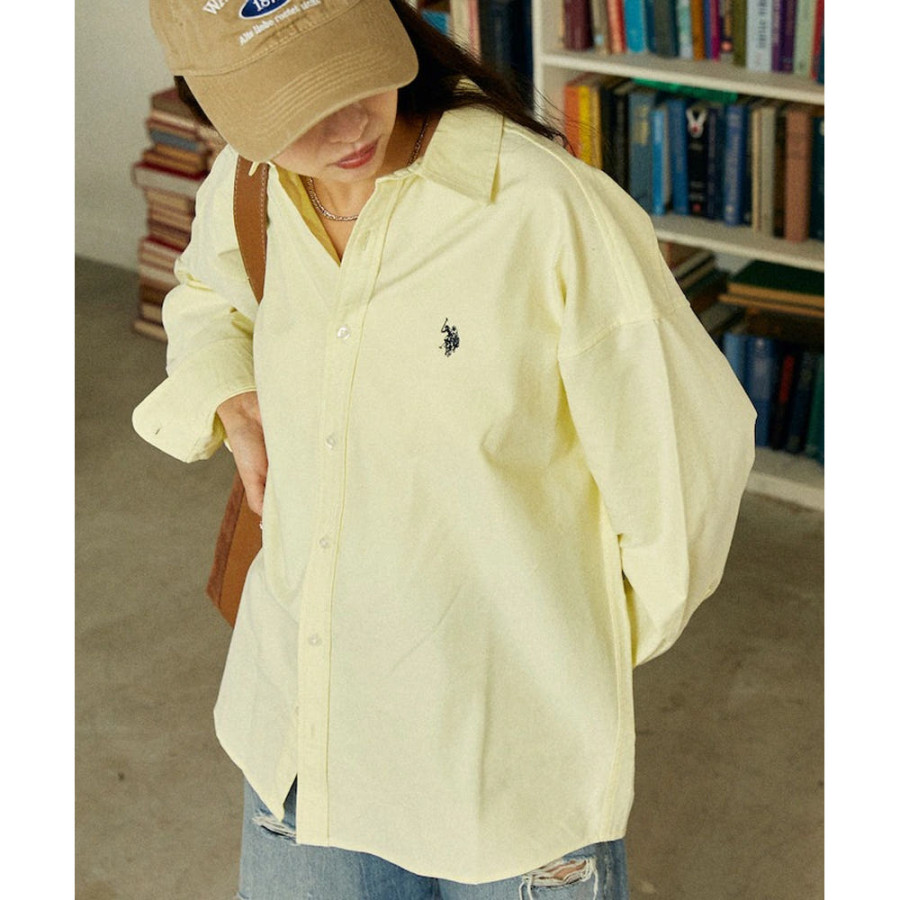 U.S. POLOASSN. 유에스폴로에센 별주 레귤러 컬러 옥스포드 셔츠 4컬러 3151291600012