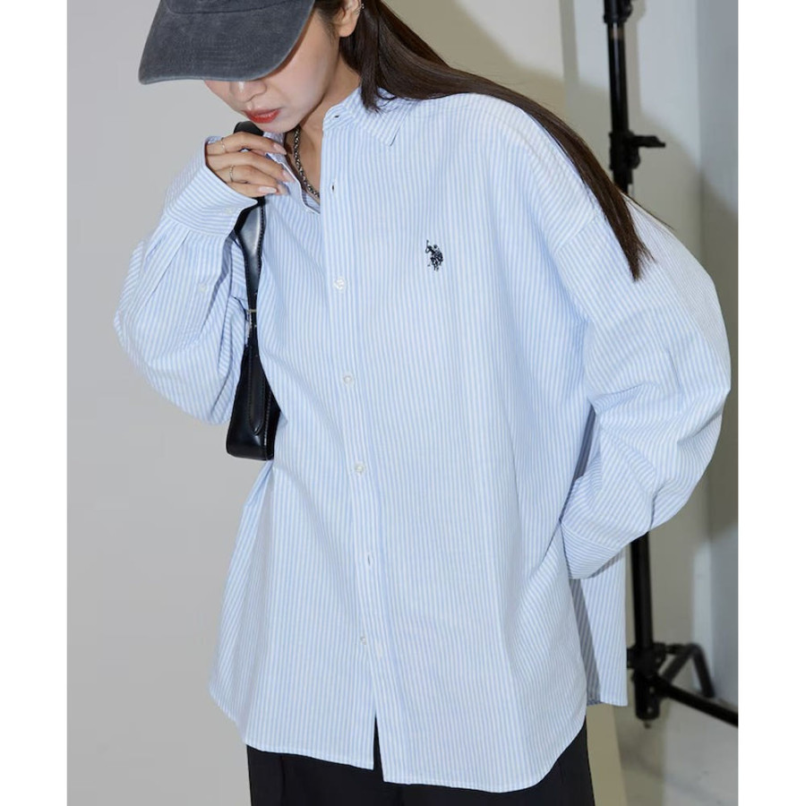 U.S. POLOASSN. 유에스폴로에센 별주 레귤러 컬러 옥스포드 셔츠 4컬러 3151291600012