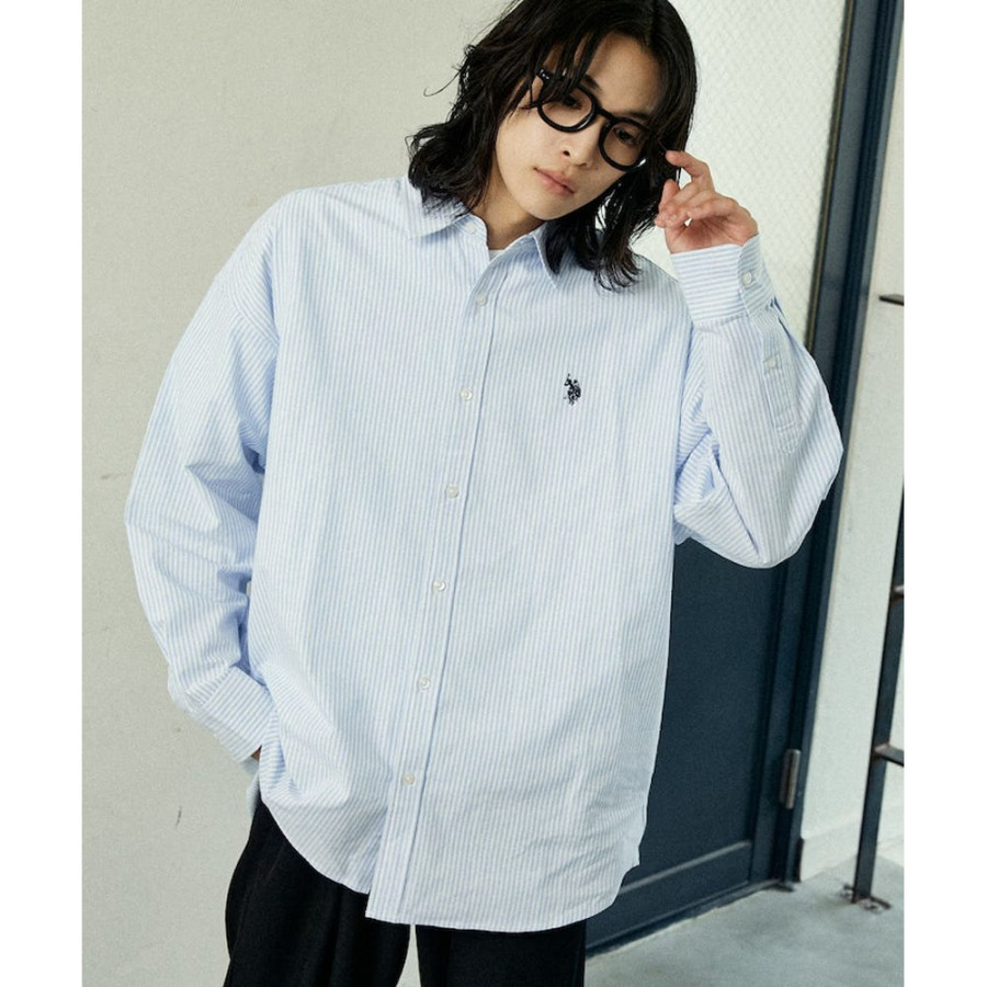 U.S. POLOASSN. 유에스폴로에센 별주 레귤러 컬러 옥스포드 셔츠 4컬러 3151291600012