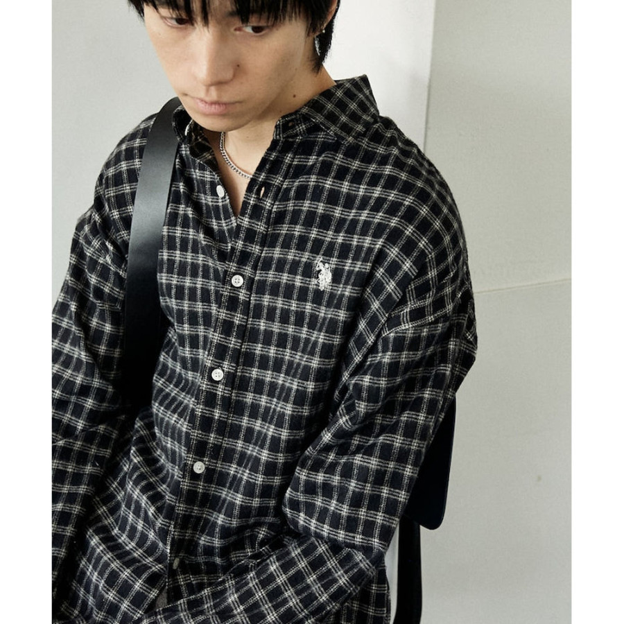 U.S. POLO ASSN. 유에스폴로에센 PUBLUX 별주 플란넬 체크 셔츠 7컬러 3101291600009