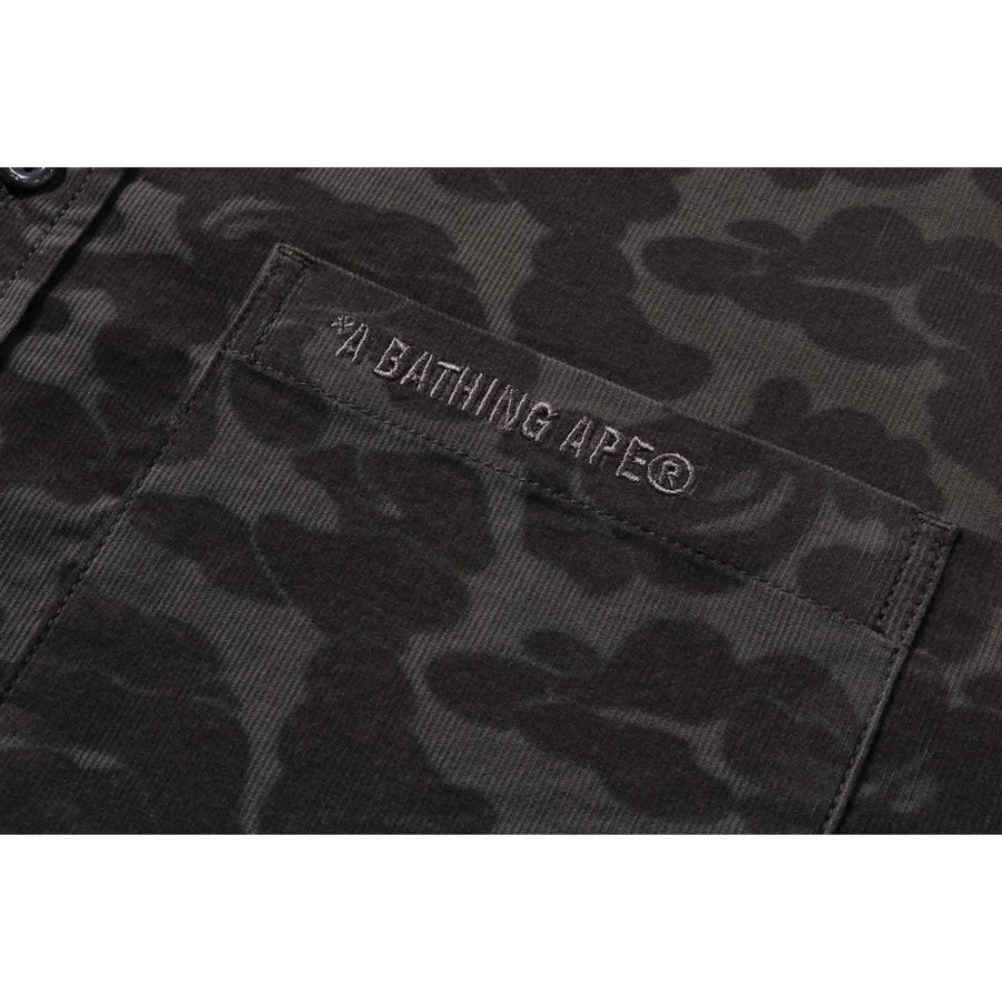 베이프 솔리드 카모 코듀로이 릴렉스핏 긴팔 셔츠 2컬러 1L80131004